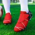 Variation of THIS listing: ZHOGXU Big Kids Football Sneakers Non Slip Patchwork Red 12-12.5 Years