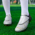 X-11 Silver Variation Kids Football Sneakers Non Slip Training Shoes - 5.5-6 Years