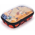Large Capacity Clear Top Pencil Case for School & Kids - Sports-Themed Organizer