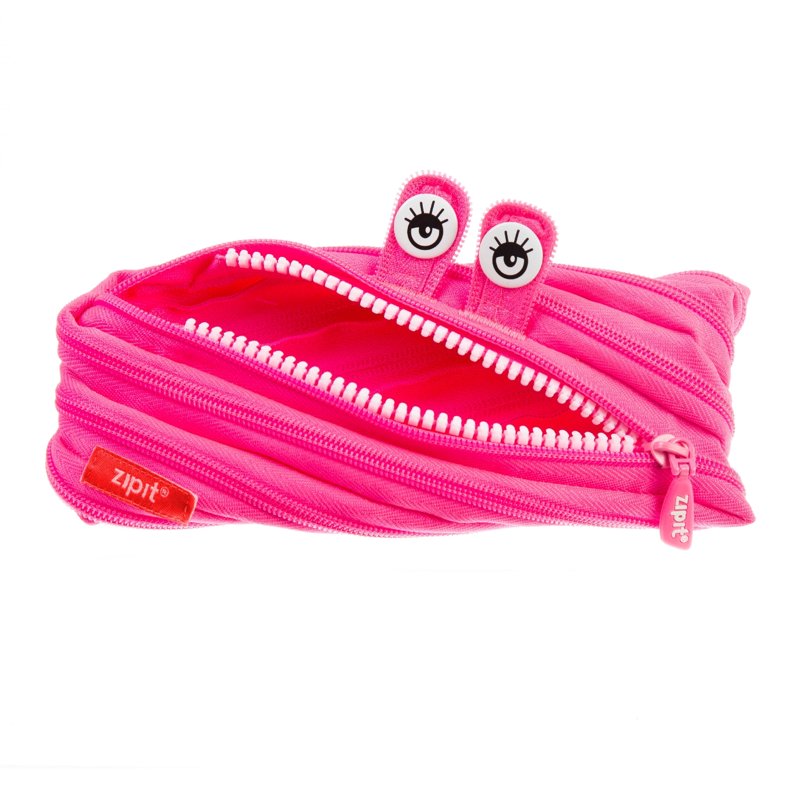 Cute Monster Pencil Case - Colorful Zipper Pencil Pouch for School & Office