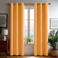 Blackout Curtains with Silver Dot Pattern - Noise Reducing Room Darkening Drapes, 42W x 72L Inch, 2-Pack