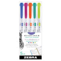 Double-Ended Highlighter Set - 5 Soft Color Markers for Creative & Study Use