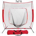 Baseball Softball Practice Net 7x7ft with Bag & Stable Ground Stakes