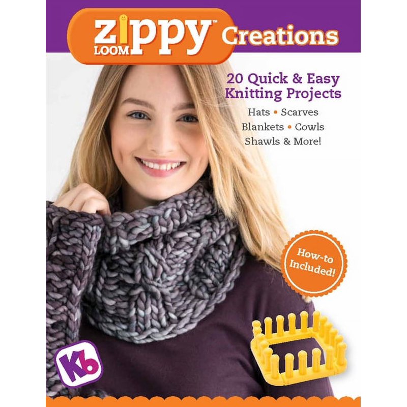 Knitting Pattern Book - 20 Quick & Easy Loom Projects for Beginners