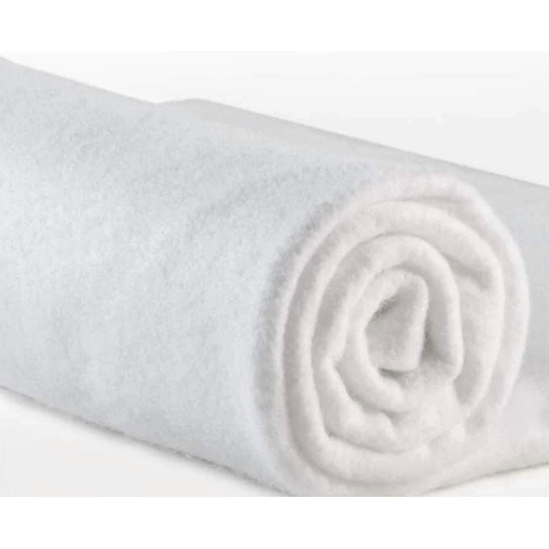 Super Absorbent Fabric by the Yard - 60" Wide White Nonwoven Material