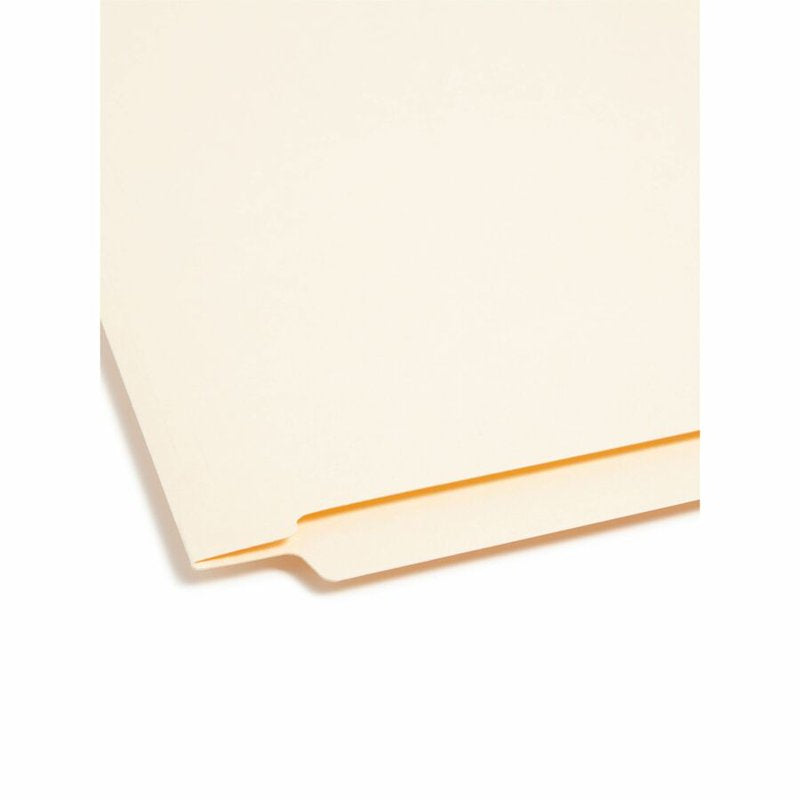 Manila File Folders with Reinforced Straight-Cut Tabs - 50 Pack