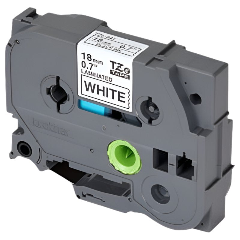 3/4 Inch Black on White Label Tape for Brother PT-1950 Label Maker