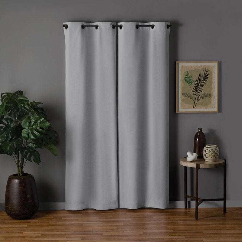 Blackout Grommet Curtain Panel Pair - 30 inch Width, Room Darkening