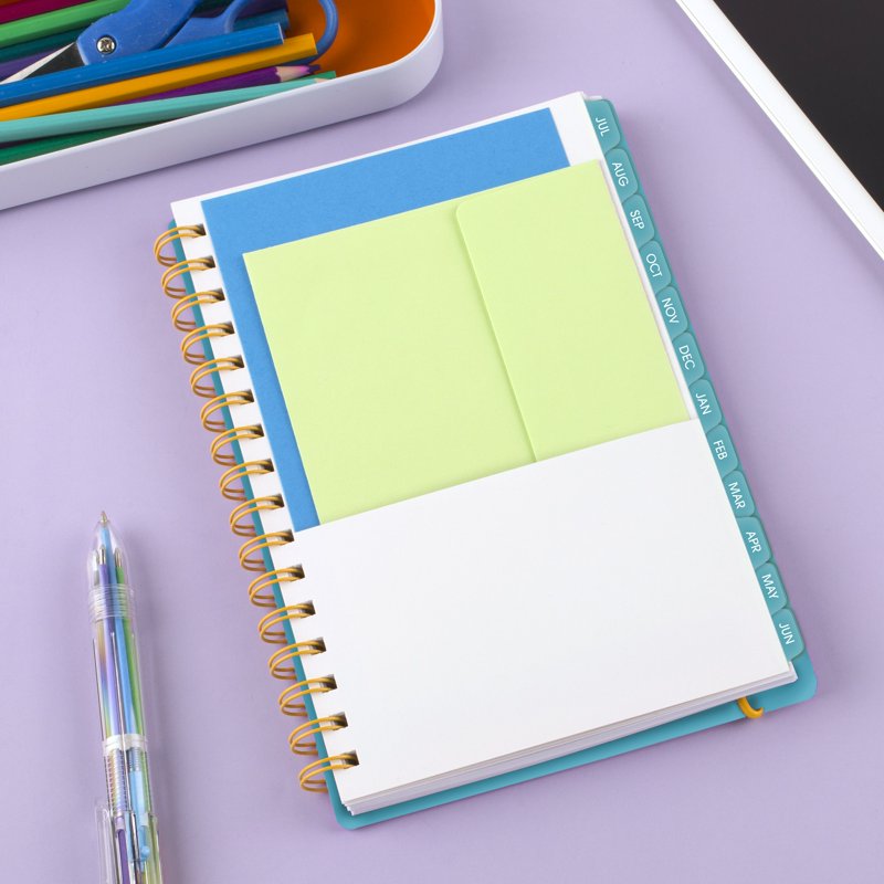 Mead Color Pop 2026-2027 Planner - Tranquil Turquoise, Small 5.5x8.5