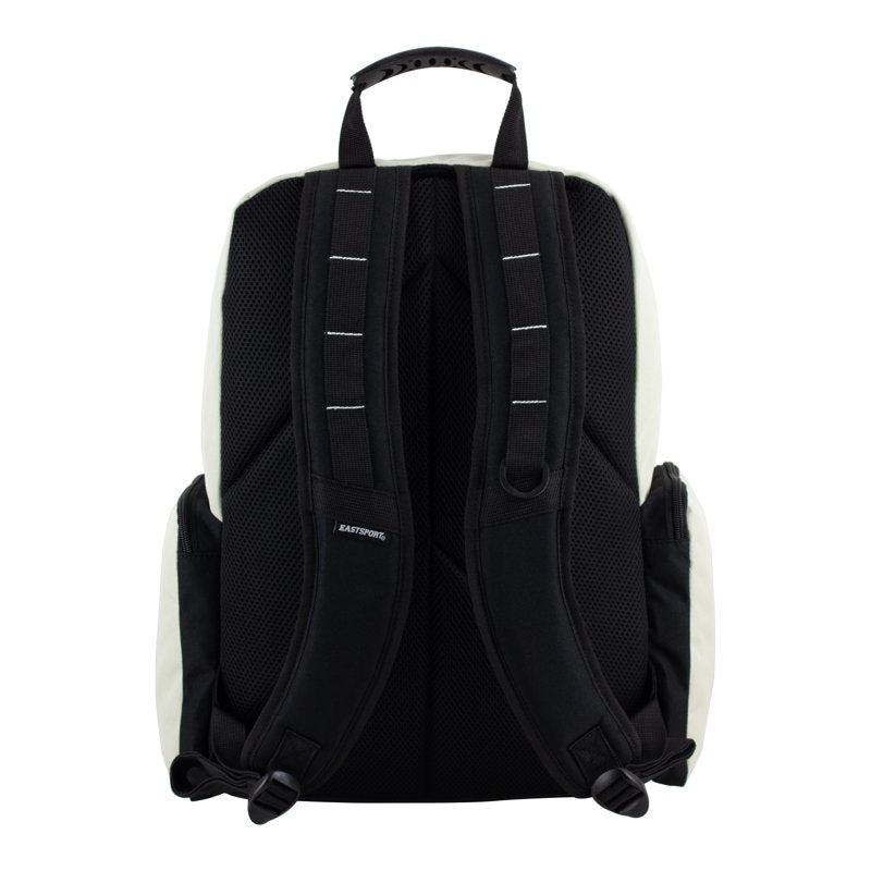 Expandable Recycled Unisex Backpack with Laptop Sleeve and Water-Resistant Bottom