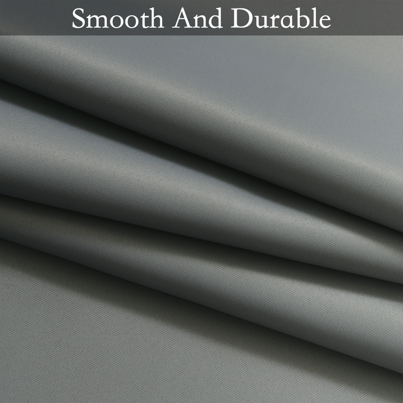 Room Darkening Ombre Curtains Set - Insulated Light Blocking Drapes for Bedroom