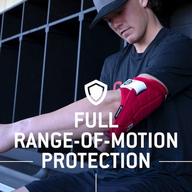 Baseball Elbow Guard with Adjustable Straps - Impact-Absorbing Protective Pad