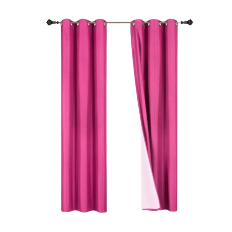 Blackout Window Curtain Panels - Room Darkening, Noise Reducing, Energy Efficient - 2 Pack, 84 Inches