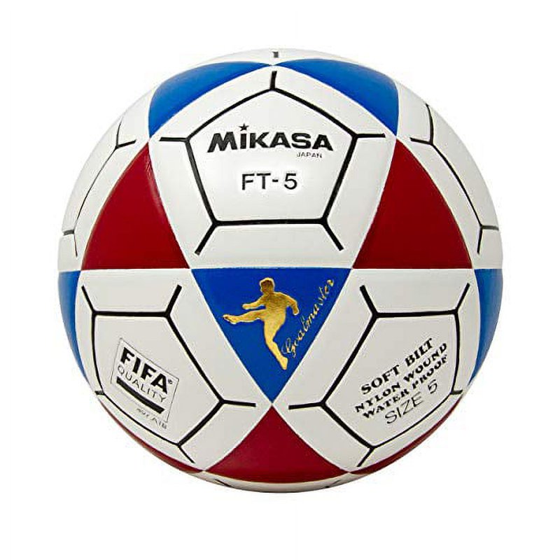 Soccer Ball Size 5 – Mikasa FT5 Goal Master White Blue Red Official Match Ball
