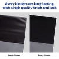 3-Inch Round Ring View Binders - White, 4 Pack for Office & School