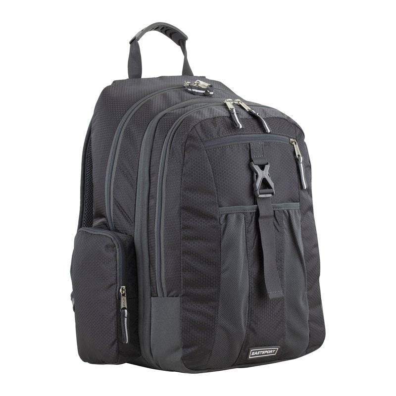 Unisex 19-Inch Expandable Recycled Backpack for School Travel & Sports