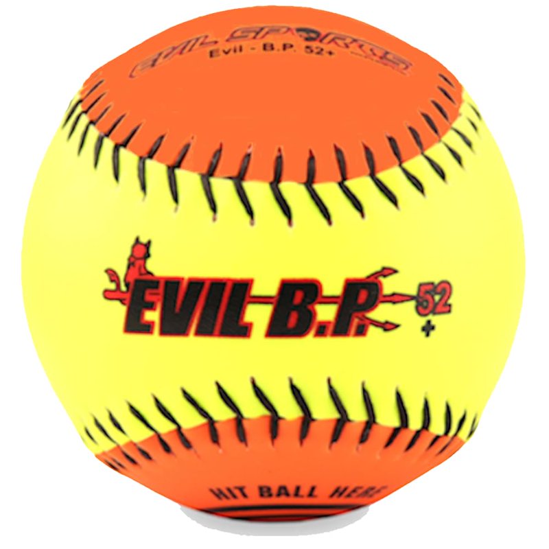 12 Inch Softballs for Batting and Pitching Practice - Two Tone Training Balls