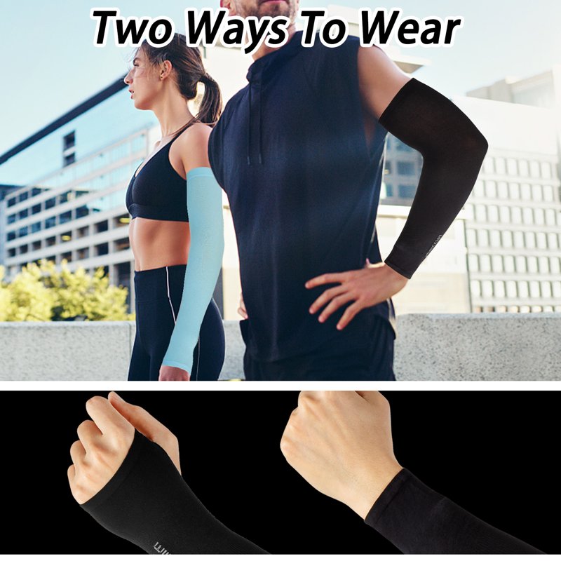 UV Sun Protection Cooling Arm Sleeves Unisex Sports Cover 12 Pairs