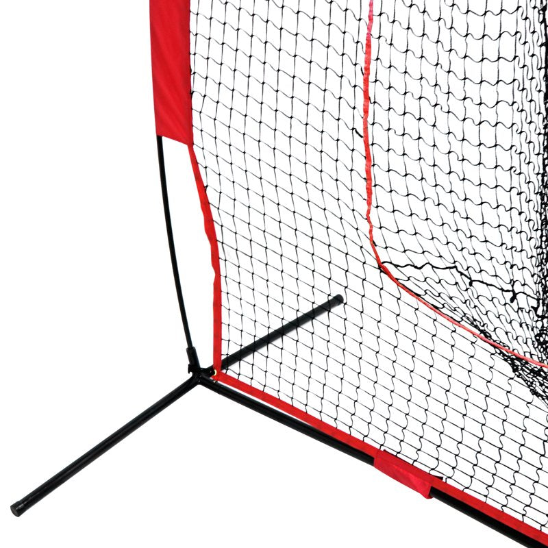 Baseball Softball Practice Net 7x7ft with Bag & Stable Ground Stakes