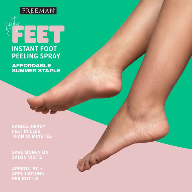 Freeman Softening & Peeling Foot Spray with Coconut & Aloe - 12 Pack, 4 fl oz