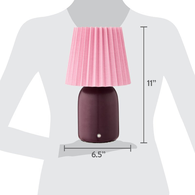 Rechargeable LED Table Lamp with Dimmable Touch Sensor - Portable Accent Light