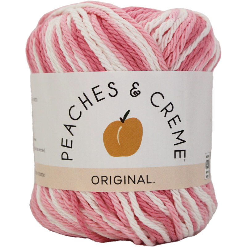 Cotton Yarn for Knitting & Crafting - 2 Pack, Strawberry, 2 oz
