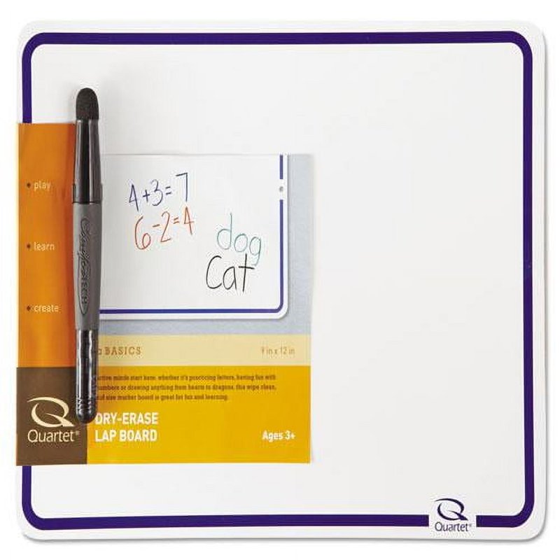 Dry Erase Lap Board 12 x 9 Inches for Classroom and Office Use