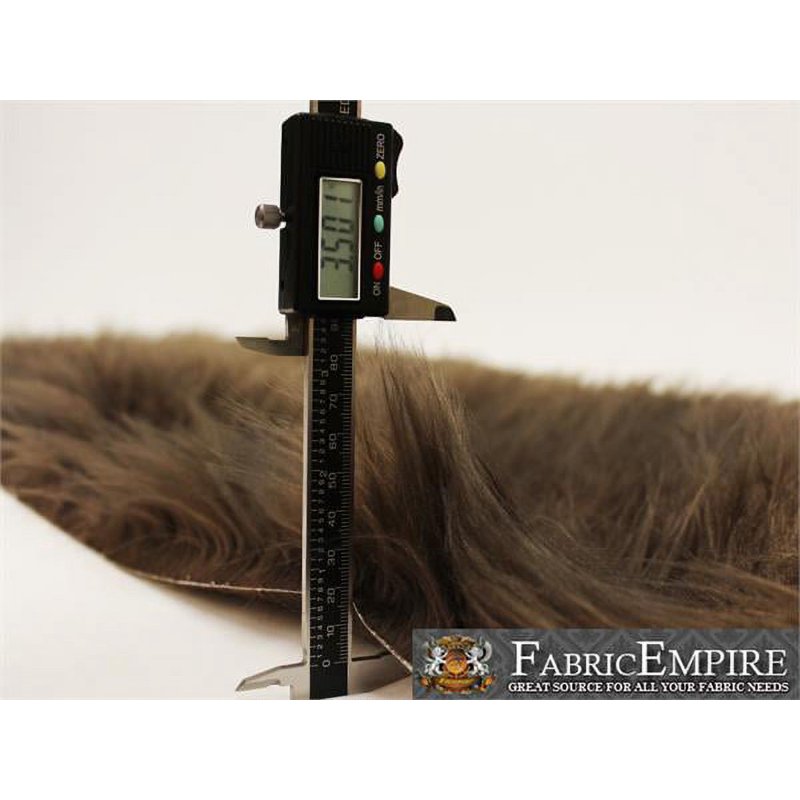 Faux Fur Fabric Long Pile Gorilla Fur - Brown, Grey, Lime & More, 60" Wide - Sold by the Yard