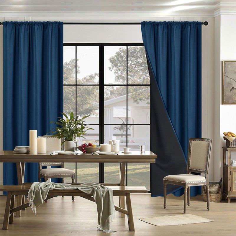 Light-Blocking Thermal Insulating Curtain - 78x40 Inch for Bedroom & Living Room