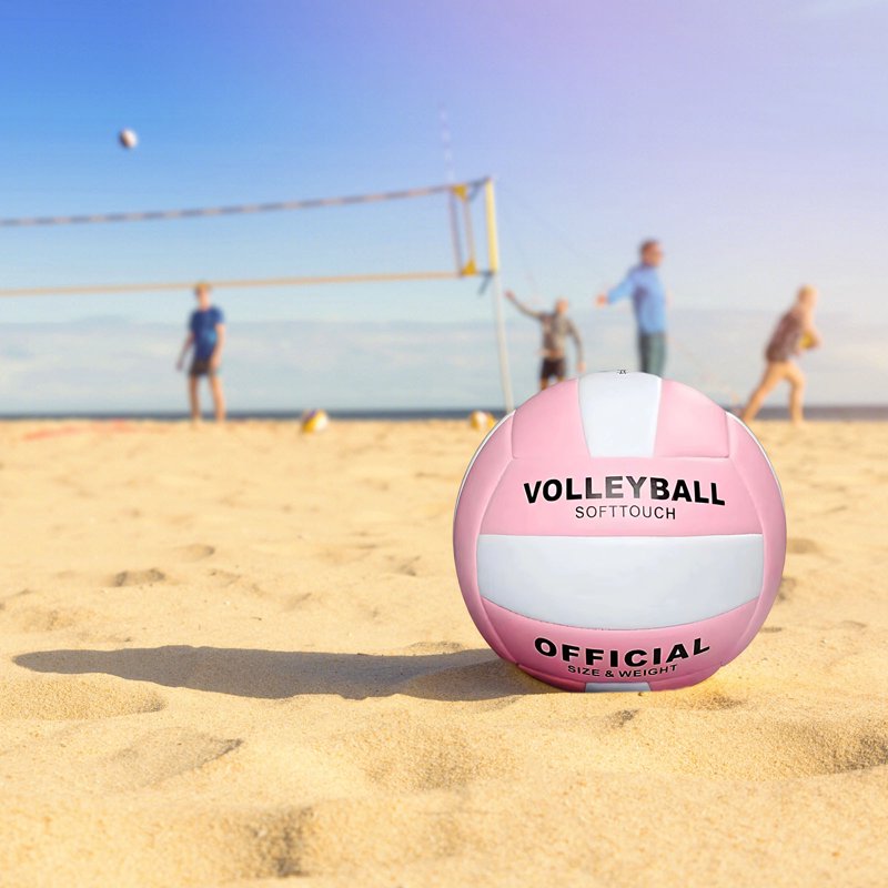 Super Soft Official Size Volleyball for Indoor Outdoor Beach and Gym Play
