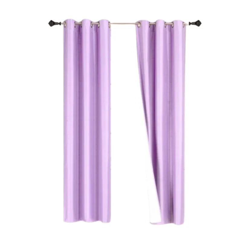 Blackout Window Curtain Panels - 2 Pack 84 Inch Light-Blocking Bedroom Drapes