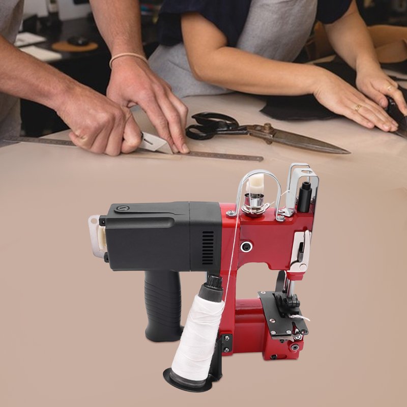 Portable Electric Sewing Machine for Leather Canvas Bag Stitching 190W