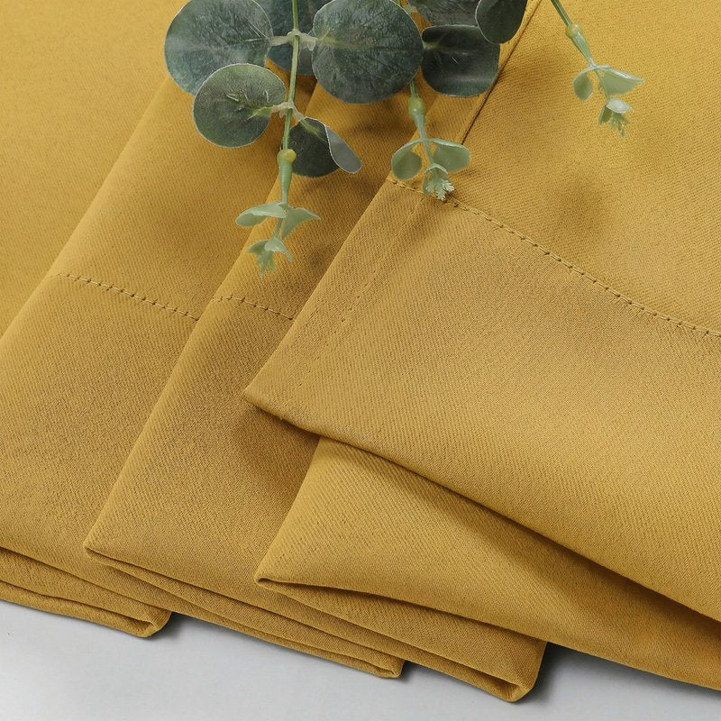 Blackout Curtain Set 2 Panels Thermal Insulated Room Darkening Drapes
