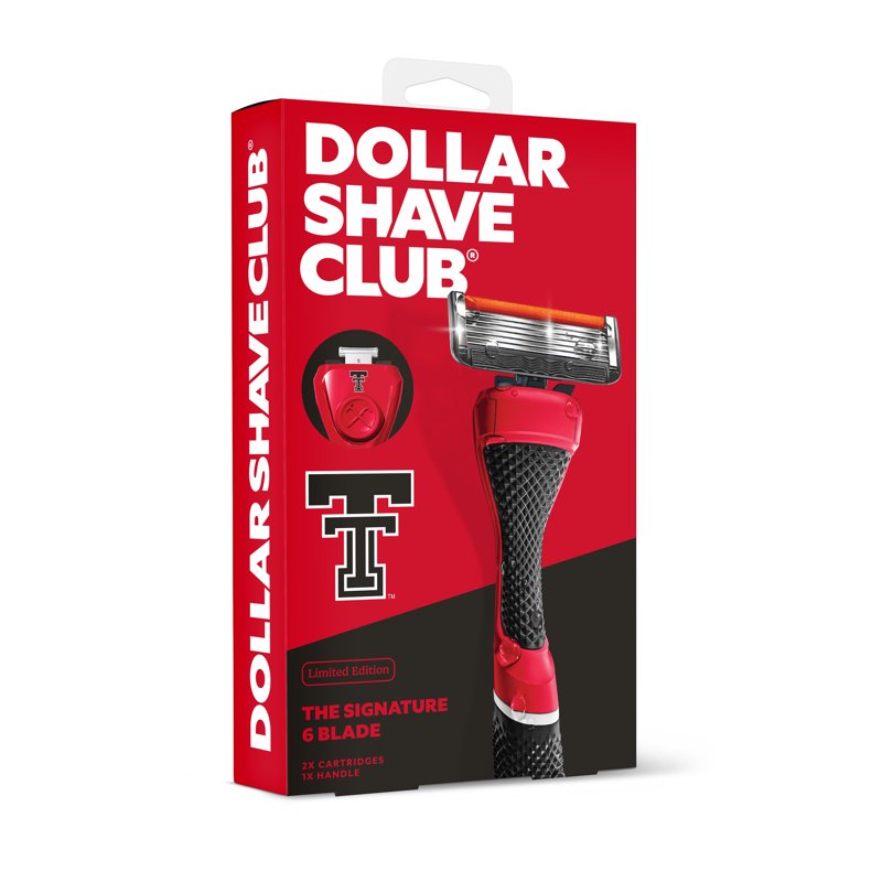 College Shaving Set with 6-Blade Razor & Team Colors - Limited Edition
