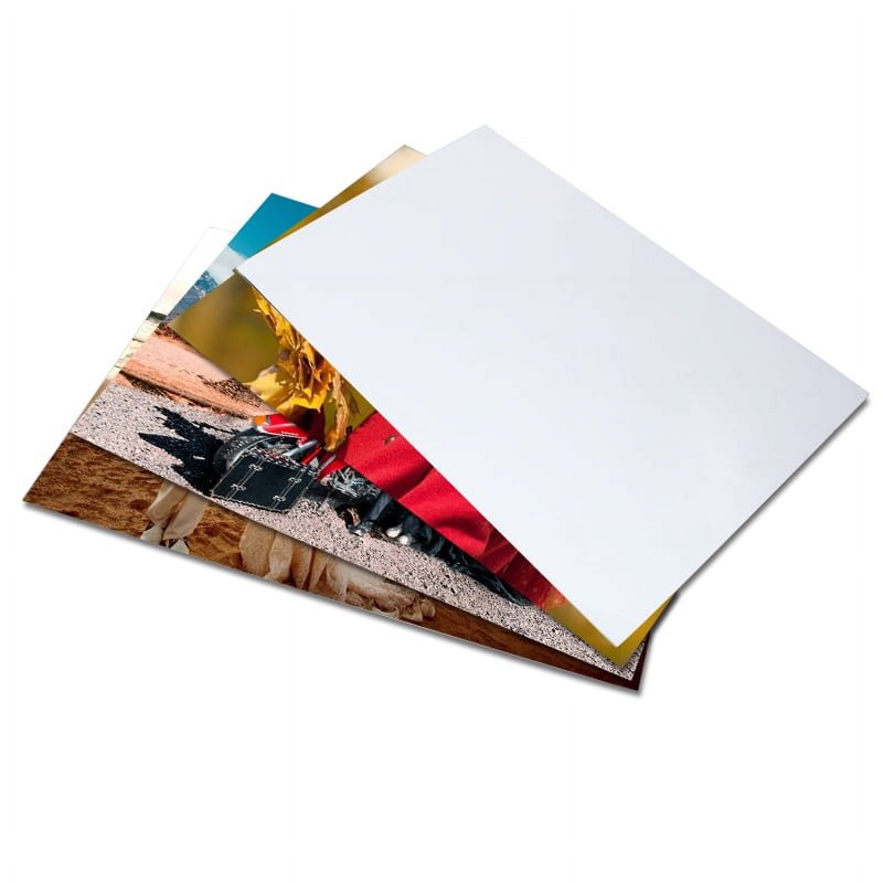 20pcs Aluminum Sublimation Sheets 8x12 Inches Gloss White Metal Blanks