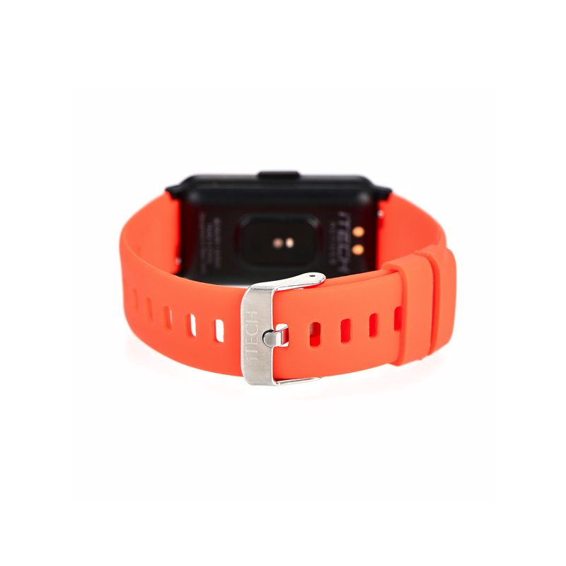 Smartwatch Fitness Tracker with Silicone Strap - Heart Rate & Multi-Sport Modes
