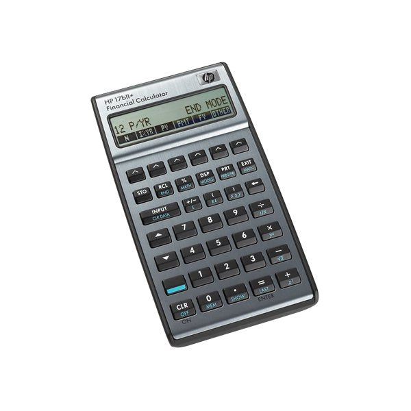 Financial Calculator HP 17bII+ 22-Digit LCD for Business & Finance