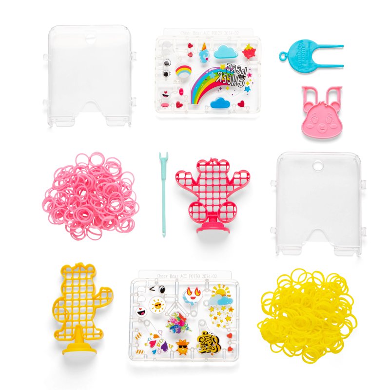 DIY Care Bears Bracelet Kit with Loom & Accessories - Rainbow Loom Loomies