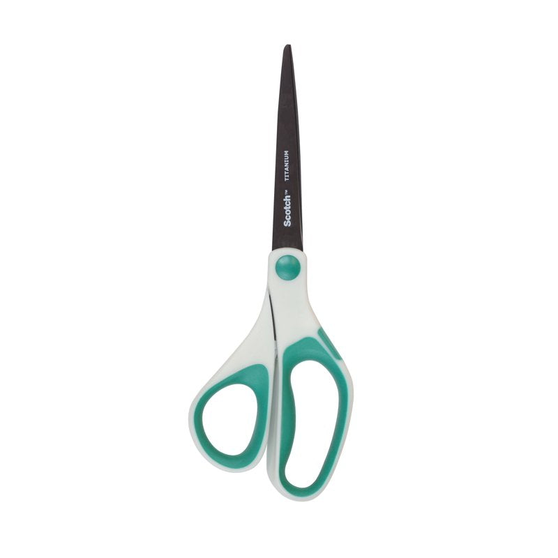 8-Inch Titanium Fused Scissors for Fabric Crafts and Paperwork - Gray
