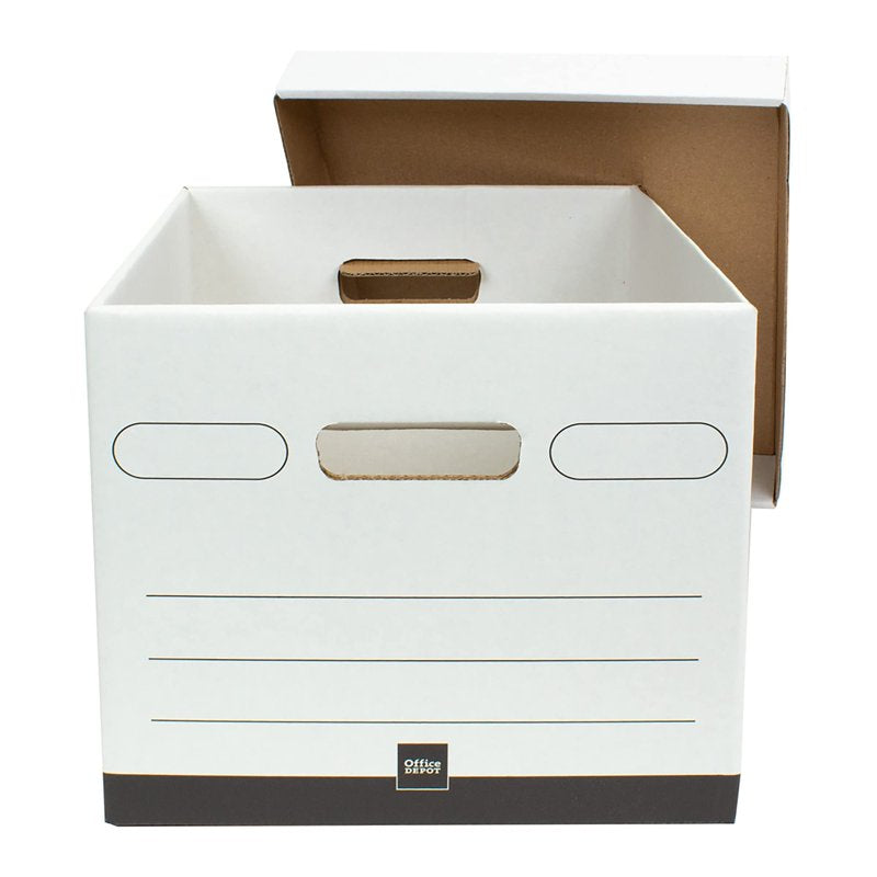 Heavy-Duty Storage Boxes with Lids - 15x12x10 Inches, Pack of 5