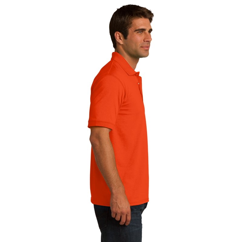 Tall Core Blend Jersey Knit Polo Shirt for Men and Women - Multiple Colors & Sizes