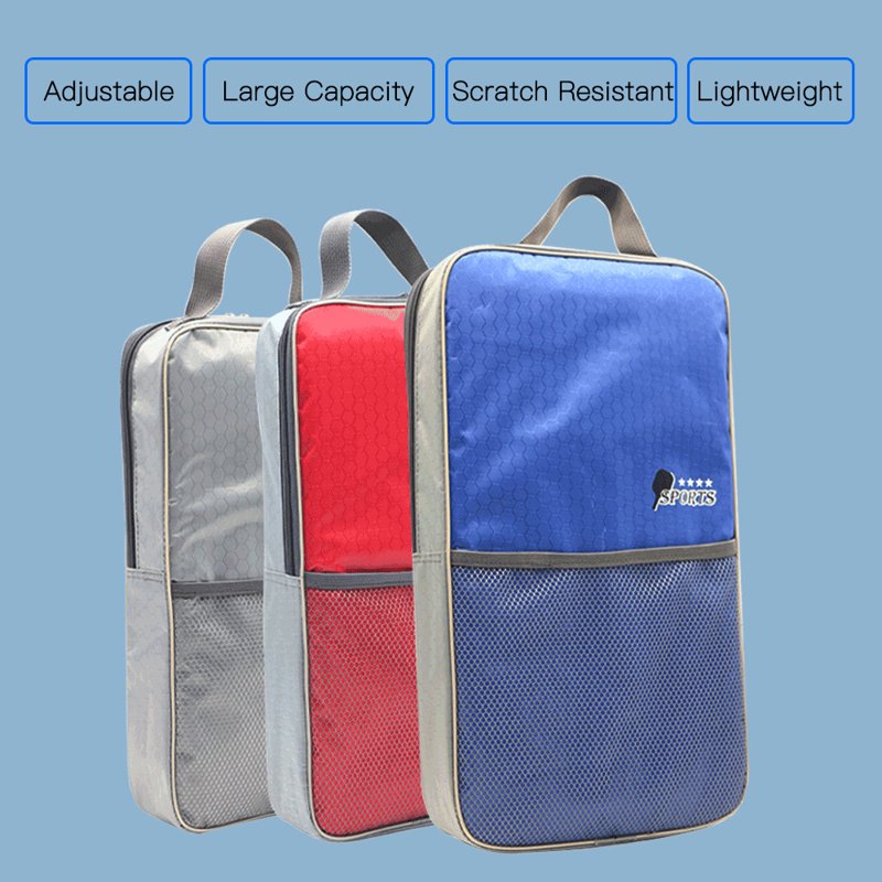 Aibecy Lightweight Pickleball Bag - Large Capacity, Scratch-Resistant, 3-Layer Case (Variation: Black)