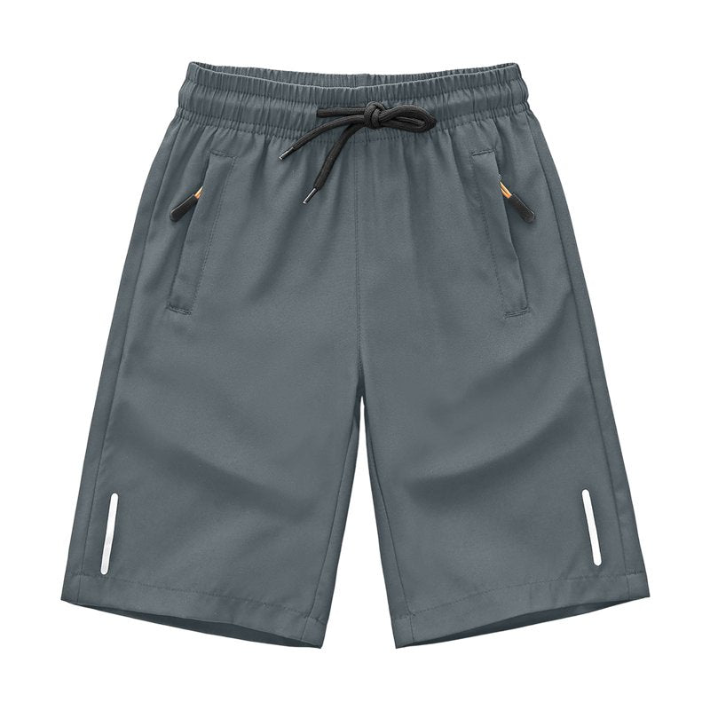 Kids Athletic Shorts Mesh Quick Dry Sports Shorts with Drawstring for Boys
