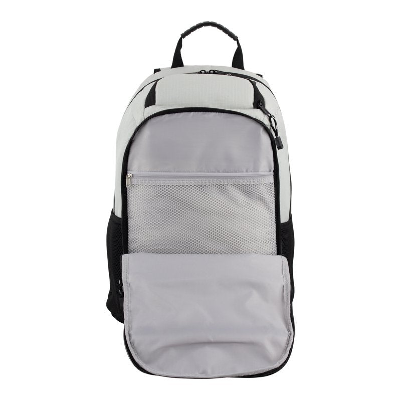 Unisex 17-Inch Lifestyle Backpack with Laptop & Sunglasses Pockets — Light Khaki