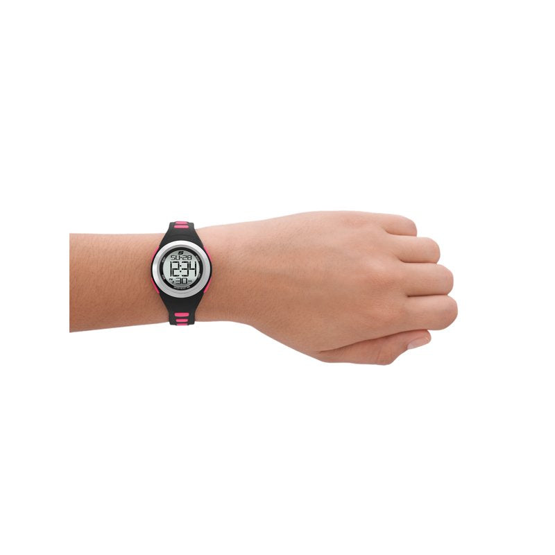 Digital Chronograph Wristwatch for Women - Sporty Silicone Strap, Water-Resistant