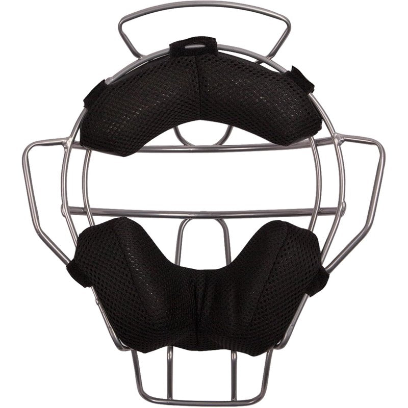 Lightweight Umpire Face Mask with Steel Cage & Adjustable Fit - Protects Head & Face