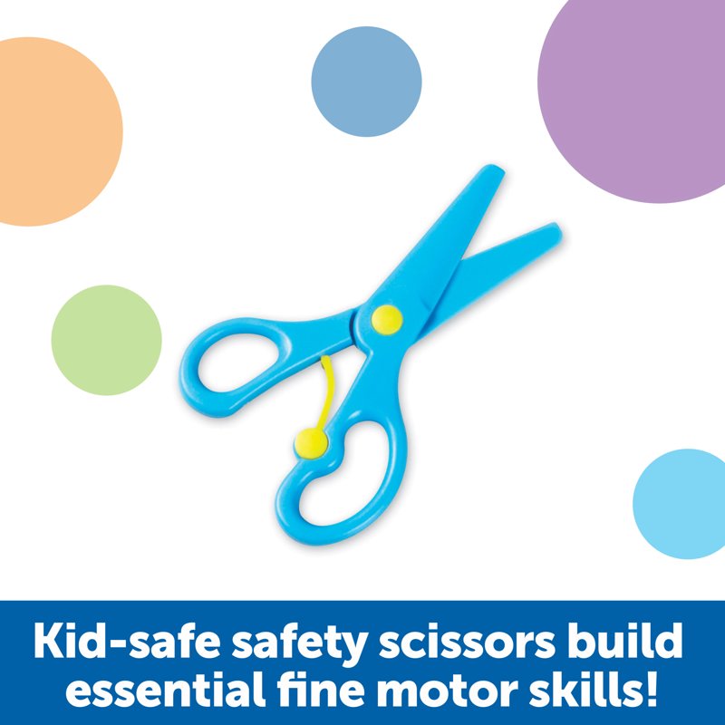 Kids Scissor Skills Set with Safety Scissors & Stencils - Fine Motor Development Toys for Toddlers