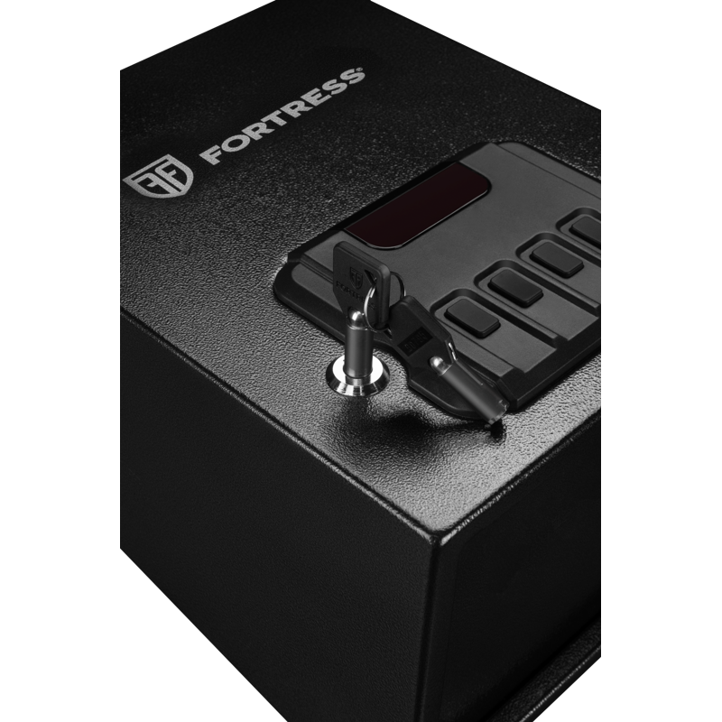 Fortress Quick Access Handgun Safe with Electronic Lock & Backup Key, Black P2EA
