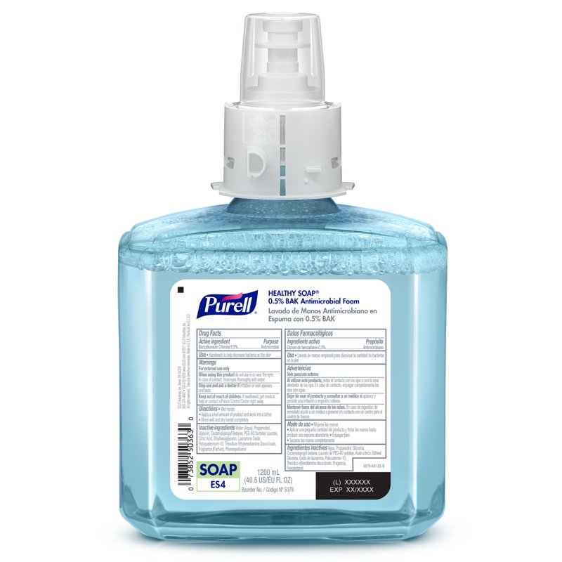 Purell Professional Foam Hand Soap Refill ES4 40.58 oz - Antimicrobial & Biobased