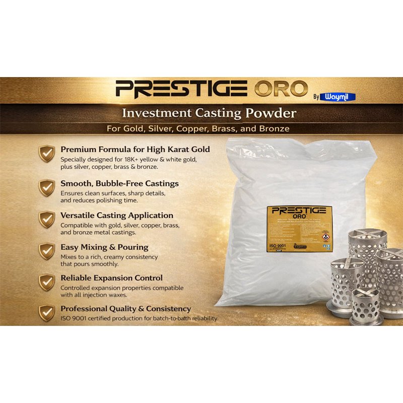 Jewelry Casting Investment Powder for Gold & Silver - 30 Lb
